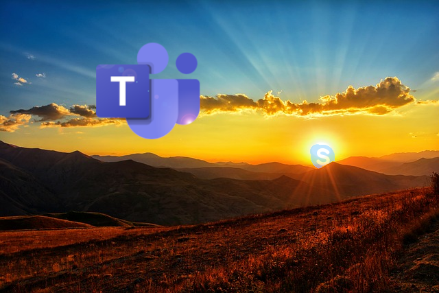 Skype for Business Sunset Image