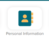myCCC "Personal Information" QuickLaunch Button