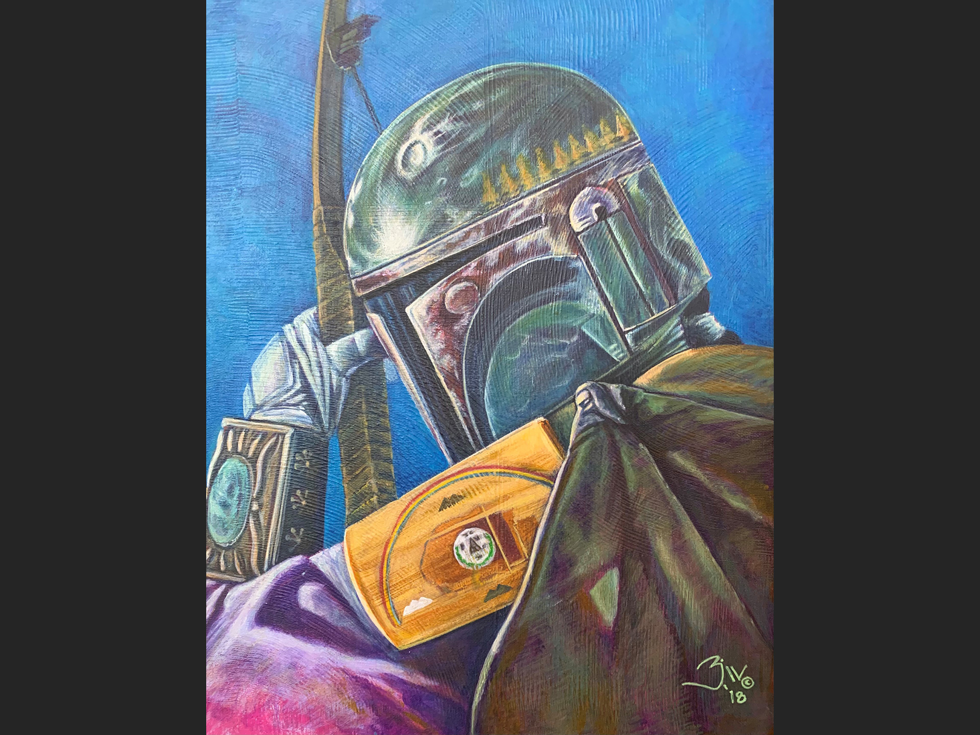 Boba Fett Painting